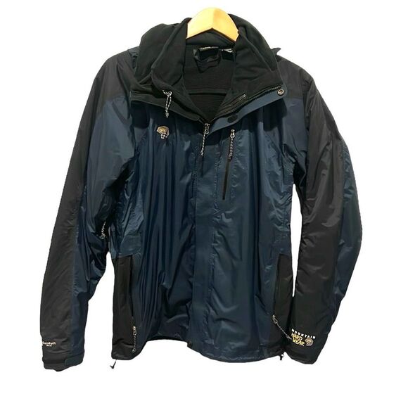 Mountain Hardwear  blue & black conduit silk jacket size Medium - Picture 1 of 9